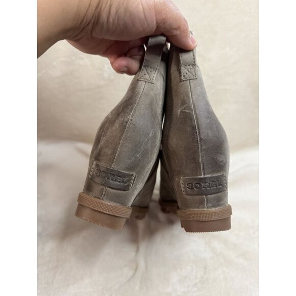 SOREL Women’s Joan of Arctic Wedge II Chelsea Sz 10 EXCELLENT - Picture 6 of 10